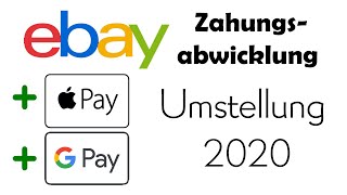 eBay Zahlungsabwicklung  Zahlung mit Apple Pay Google Pay oder PayPal [upl. by Assirrak706]