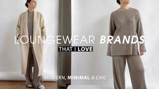 Loungewear Brands that I love and Cozy Chic Outfits [upl. by Solraced]