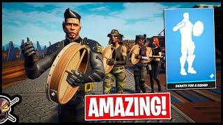 SHANTY FOR A SQUAD Traversal Emote Amazing Feature Fortnite Battle Royale [upl. by Nnaillek]