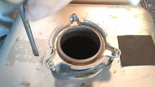 Remove garbage disposal mounting ring quickeasy [upl. by Arres]