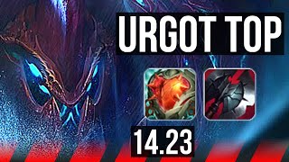 URGOT vs ORNN TOP  NA Master  1423 [upl. by Lehcsreh]