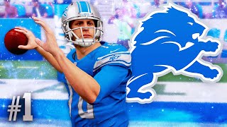 Madden 22 Detroit Lions Franchise Mode Ep 1  Starting the Rebuild [upl. by Marden951]