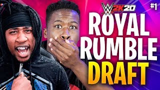 WWE 2K20 ROYAL RUMBLE DRAFT 1 w StaxMontana [upl. by Aliek]