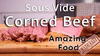 Sous Vide Corned Beef Recipe [upl. by Leon]