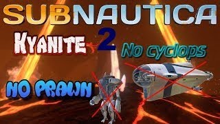 Subnautica how to get kyanite WITHOUT PRAWN Extension for consoles READ THE DESCRIPTION [upl. by Esbenshade260]