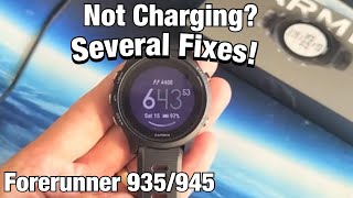 Foreunner 935945 Not Charging Several Fixes [upl. by Calloway]