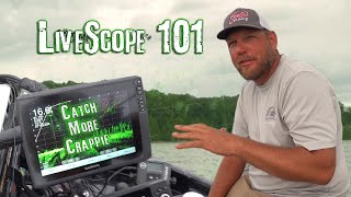 How to Use LiveScope Crappie Fishing with Tony Sheppard  Tips amp Tricks [upl. by Reivilo]