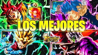 ESTOS son los PERSONAJES con MEJORES EQUIPAMIENTOS UNICOS ACTUALMENTE en Dragon Ball Legends [upl. by Deeanne]