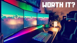 Is a Triple Monitor Setup Worth it [upl. by Kyd739]