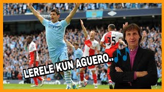 GOL DEL KUN AGUERO MANCHESTER CITY CAMPEON 2012 RELATOR ARGENTINO  HD [upl. by Iht]