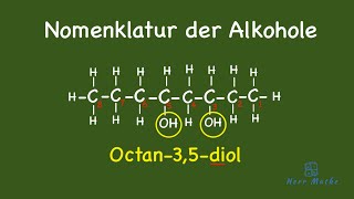 Nomenklatur der Alkohole [upl. by Aelahc]