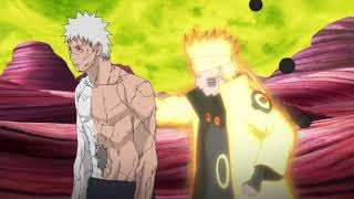 Obito give his 2 SHARINGAN to Kakashi Hatake and activates Perfect SUSANOO [upl. by Moneta]