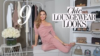 9 CHIC LOUNGEWEAR LOOKS  Haul amp Try On [upl. by Inait517]