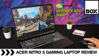 Acer Nitro 5 2021 RTX™ 3080 Gaming Laptop Review  AN51545 [upl. by Swayne]