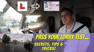 How to PASS your Lorry driving test Secrets Tips amp Tricks [upl. by Mittel]