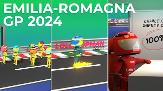 EmiliaRomagna GP 2024  Highlights  Formula 1 Comedy [upl. by Hbaruas]