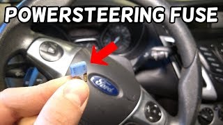 ELECTRIC POWER STEERING ASSIST FUSE LOCATION FORD FOCUS MK3 20122018 [upl. by Stormy]