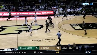 Carsen Edwards CrossOver vs Chicago State [upl. by Nwahser]