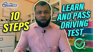 10 Steps To Learn And Pass Driving Test a roadmap [upl. by Karee]