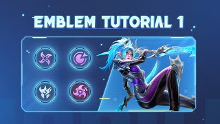 Emblem System 101  Mobile Legends Bang Bang [upl. by Aruasor]