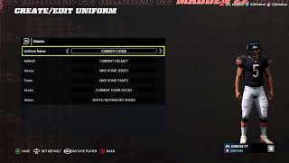 Madden NFL 22 How to Create Custom Uniforms [upl. by Adiel]