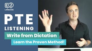 PTE Listening Write from Dictation  Learn the Proven Method [upl. by Harmonia]