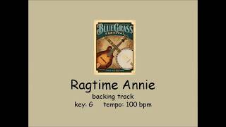 Ragtime Anne  bluegrass backing track [upl. by Ablem]