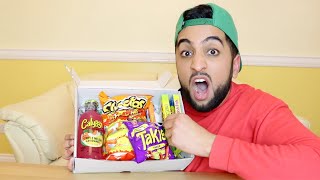 SAQIB TRIES AMERICAN SNACKS AND DRINKS [upl. by Mellie]