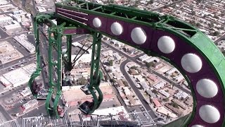 Worlds Scariest Thrill Rides  Stratosphere Las Vegas [upl. by Navlys234]