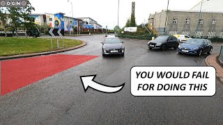 Staying in the Correct Lane on Roundabouts  60 SECOND DRIVING TIP [upl. by Celene]