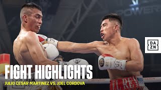 FIGHT HIGHLIGHTS  Julio Cesar Martinez vs Joel Cordova [upl. by Carrie]