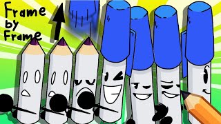 BFDI Contestants Animated Frame by Frame [upl. by Nnaira]